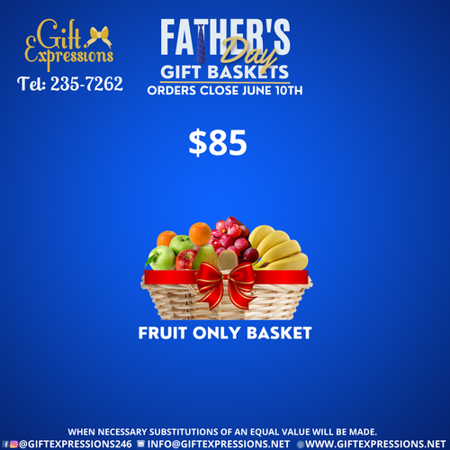 Fruit Only Basket - Gift Expressions   