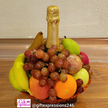 Load image into Gallery viewer, Premium Fruit &amp; Non-Alcoholic Wine Basket
