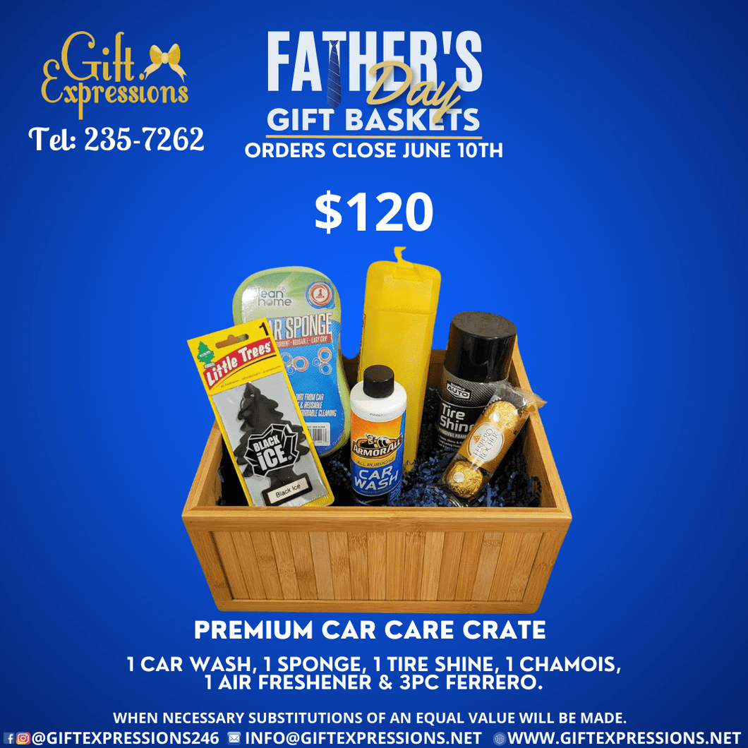 Premium Car Care Crate - Gift Expressions   