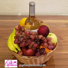 Load image into Gallery viewer, Signature Fruit &amp; Wine Basket - Gift Expressions   
