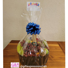 Load image into Gallery viewer, Thankful Fruit, Snacks &amp; Non-Alcoholic Wine Basket - Gift Expressions   
