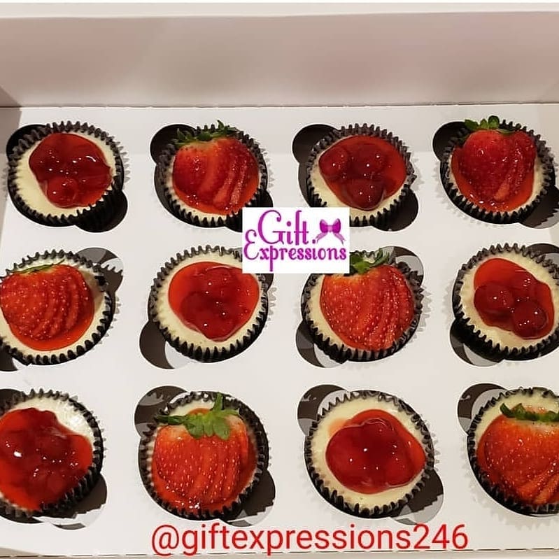 12 Decadent Cheesecake Cupcakes - Gift Expressions   