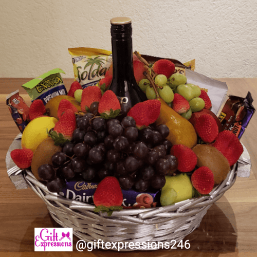 Baileys, Fruit & Snack Basket   (375ML$230/ 750ML$275) - Gift Expressions   